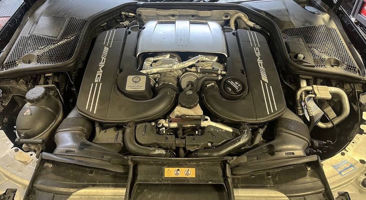 Komora silnika AMG po serwisie w Moto-Tech