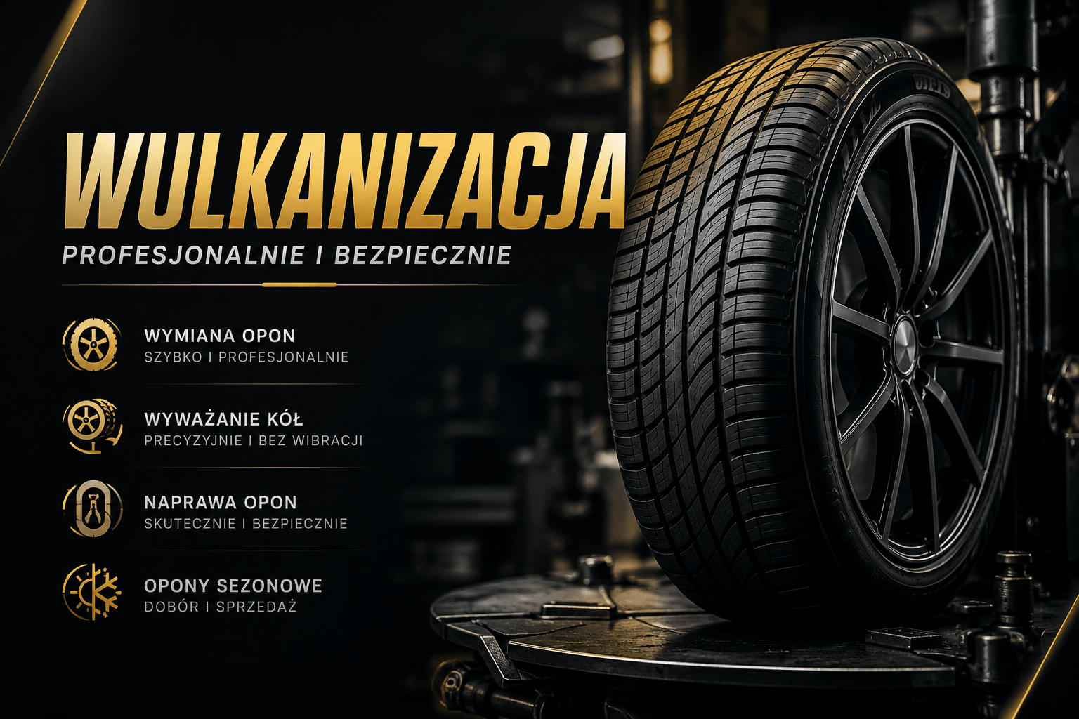 Wulkanizacja, wymiana opon i wyważanie kół - Moto-Tech Gorlice